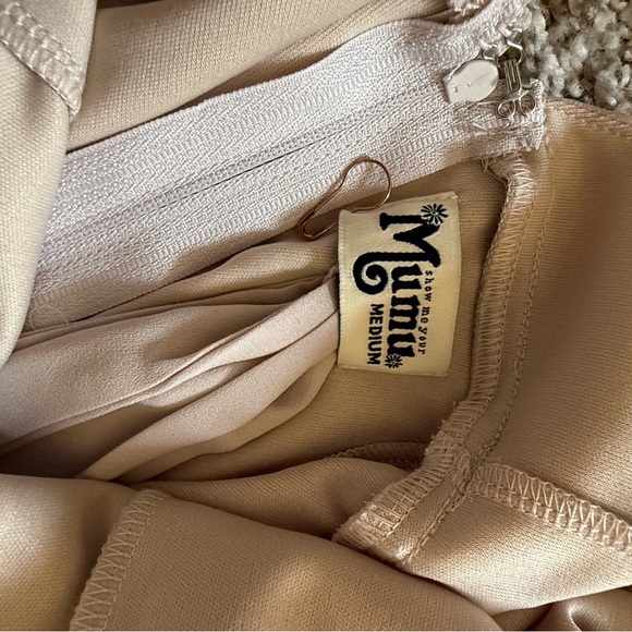 Show Me Your MuMu Cream Maxi Dress - Picture 3 of 3